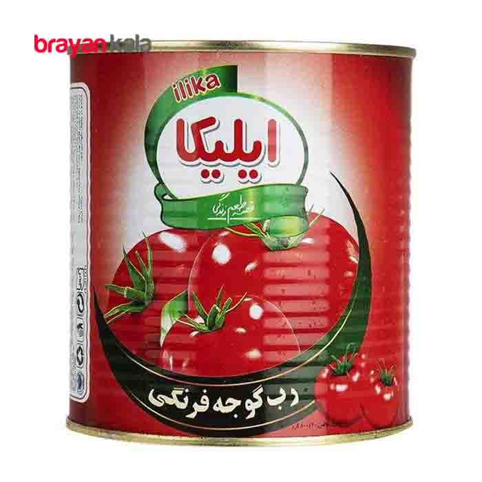 عکس اصلی رب گوجه فرنگی 800 گرمی ایلیکا